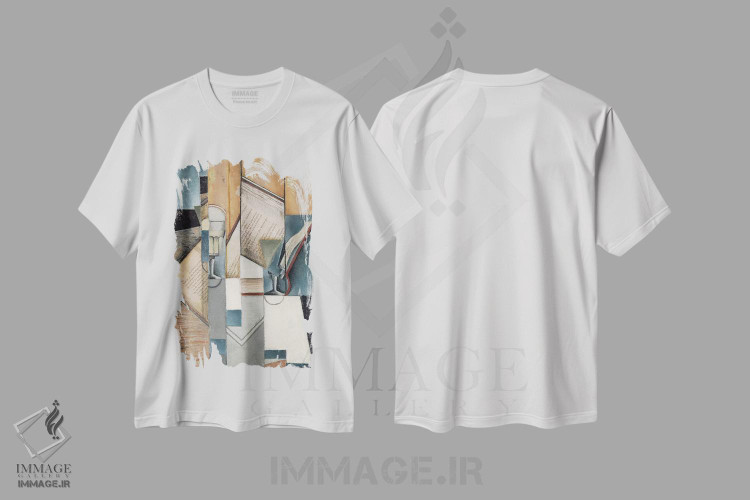 تیشرت طرح دار کتاب، ۱۹۱۳ اثر خوان گрис | فروشگاه ایماژ