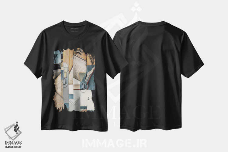 تیشرت طرح دار کتاب، ۱۹۱۳ اثر خوان گрис | immage.ir