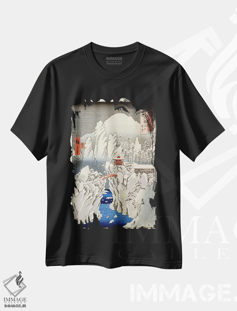 تیشرت طرح دار کوزوکه، هاروناسان ستچو، هنر فاخر کلاسیک اثر اوتاگاوا هیروشگه | immage.ir