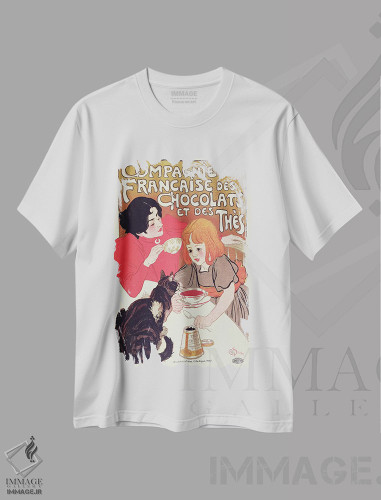 تیشرت طرح دار آثار تئوفیل الکساندر استِنلن - immage.ir