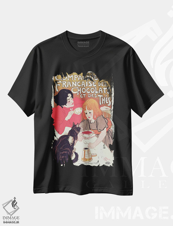 تیشرت طرح دار آثار تئوفیل الکساندر استِنلن - فروشگاه ایماژ