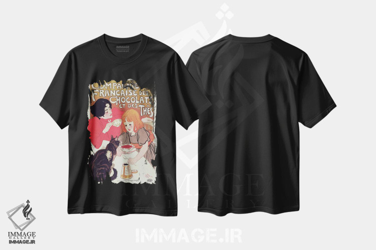 تیشرت طرح دار آثار تئوفیل الکساندر استِنلن - فروشگاه ایماژ