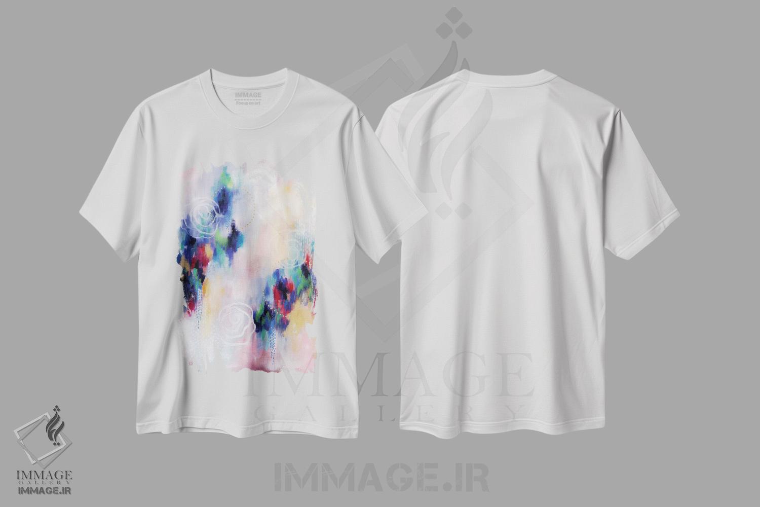 تیشرت طرح دار جست وجوی روح III اثر برندا مانگالور | immage.ir