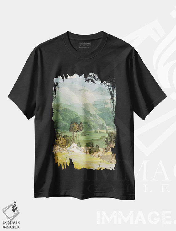 تیشرت طرح دار امبل ساید، ۱۷۸۶، هنر فاخر کلاسیک اثر فرانسیس تاون | immage.ir