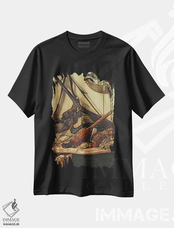 تیشرت طرح دار غنائم شکار، ۱۸۶۲، هنر فاخر کلاسیک اثر کلود مونه | فروشگاه ایماژ