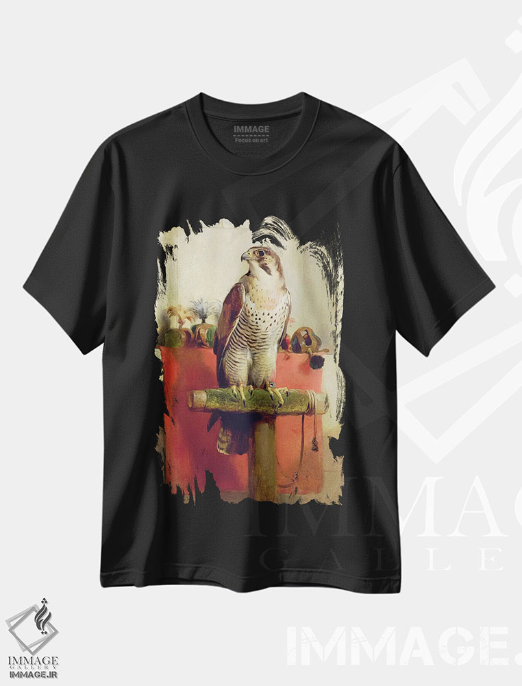 تیشرت طرح دار شاهین، ۱۸۳۷، هنر فاخر کلاسیک اثر سر ادوین لندسییر | immage.ir