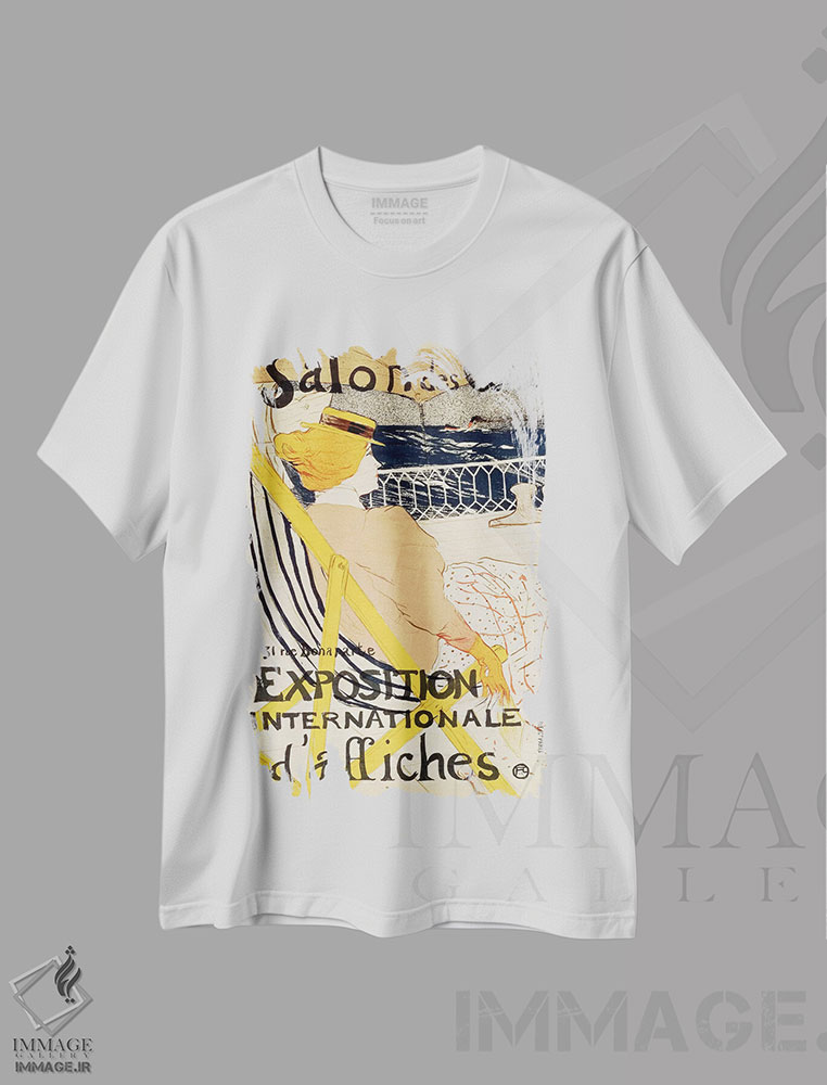 تیشرت طرح دار آثار آنری دو تولوز-لوترک - فروشگاه ایماژ