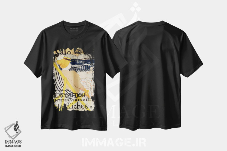 تیشرت طرح دار آثار آنری دو تولوز-لوترک - immage.ir