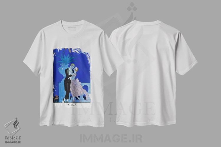 تیشرت طرح دار بله! ۱۹۲۱، آرت دکو اثر جورج باربیه | فروشگاه ایماژ