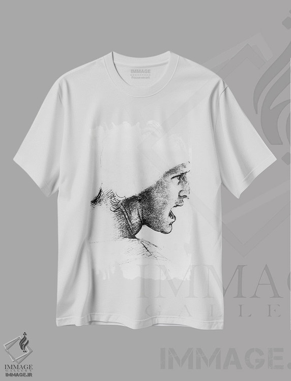 تیشرت طرح دار آثار لئوناردو داوینچی - فروشگاه ایماژ