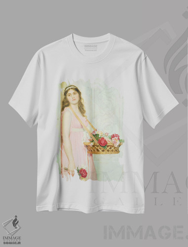 تیشرت طرح دار فروشنده گل، ۱۹۲۹، هنر فاخر کلاسیک اثر جورج لارنس بولهید | فروشگاه ایماژ