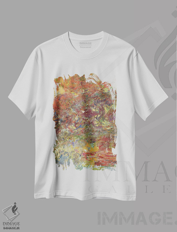 تیشرت طرح دار 1918-24,پل ژاپنی، ۱۹۱۸ تا ۱۹۲۴، آبستره اثر کلود مونه | immage.ir