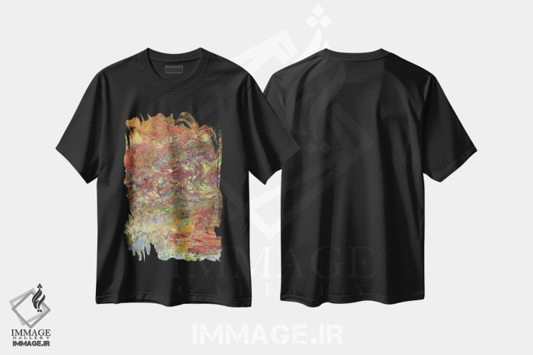 تیشرت طرح دار 1918-24,پل ژاپنی، ۱۹۱۸ تا ۱۹۲۴، آبستره اثر کلود مونه | فروشگاه ایماژ