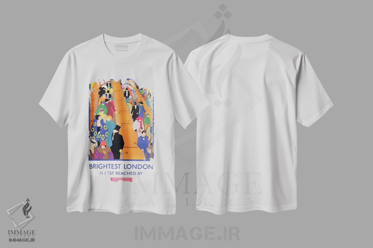 تیشرت طرح دار آثار هوریس تیلور - immage.ir
