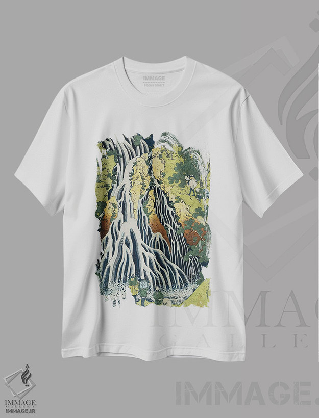 تیشرت طرح دار آثار کاتسوشیکا هوکوسای - immage.ir