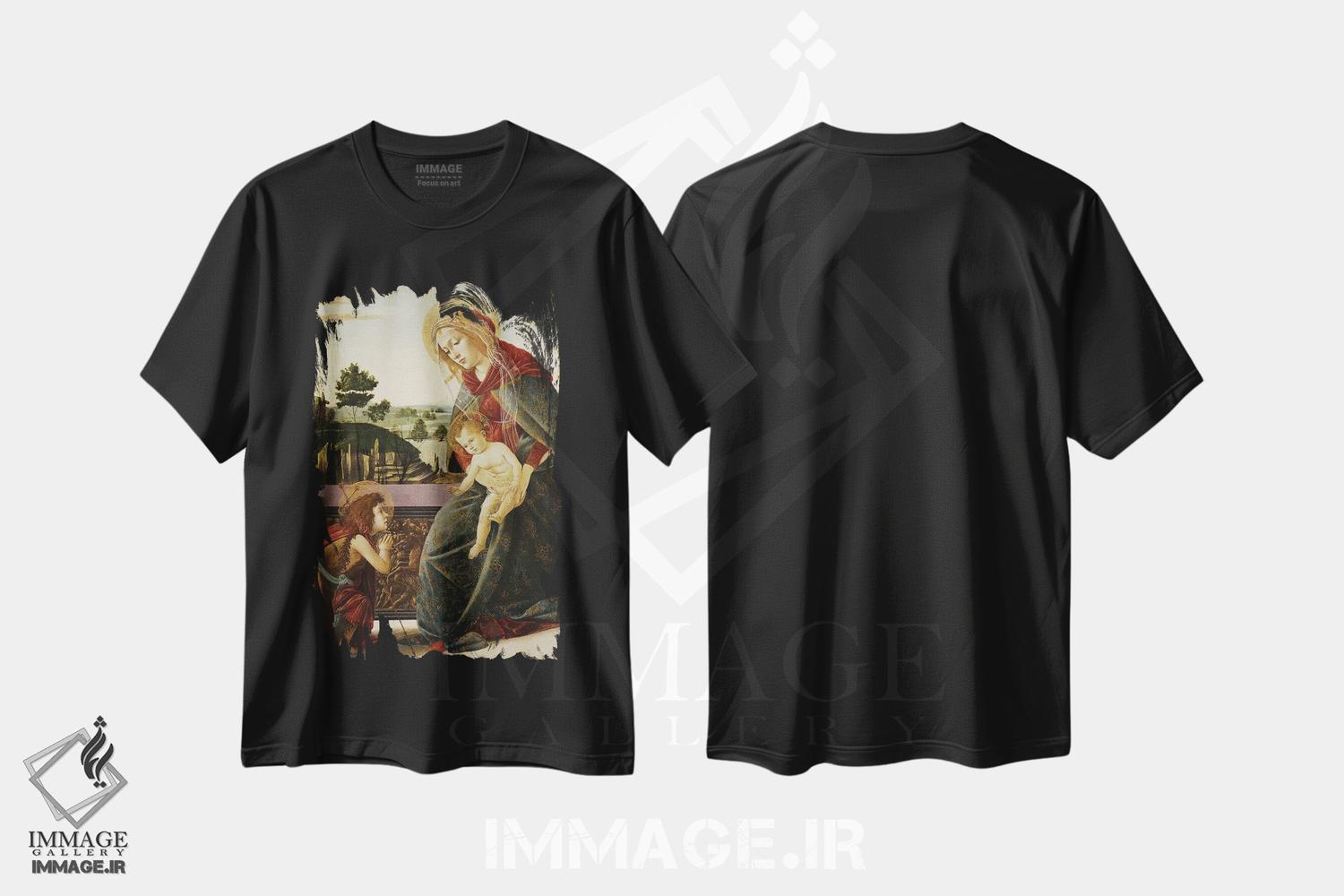 تیشرت طرح دار آثار ساندرو بوتیچلی - immage.ir