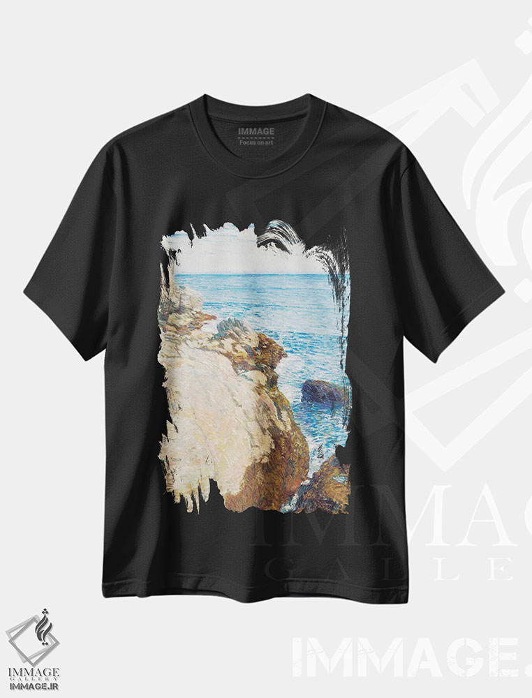 تیشرت طرح دار دماغه شرقی، اپلدور، هنر فاخر کلاسیک اثر چایلد هسام | immage.ir
