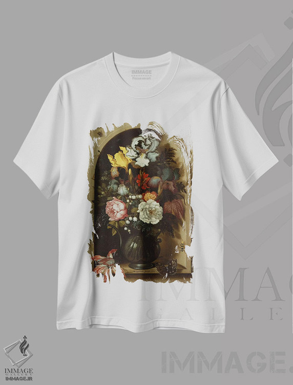 تیشرت طرح دار آثار بالتازار فان در آست - فروشگاه ایماژ