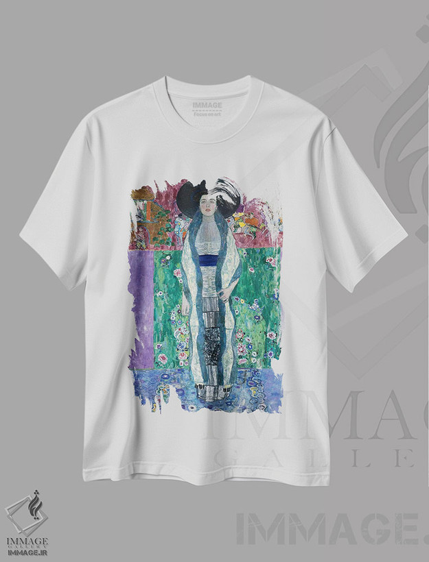 تیشرت طرح دار 1912,پرترهٔ آدل بلوخ-باوئر دوم، ۱۹۱۲، آرت نوو اثر گوستاو کلیمت | فروشگاه ایماژ