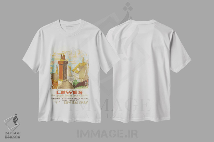 تیشرت طرح دار آثار گرگوری براون - immage.ir