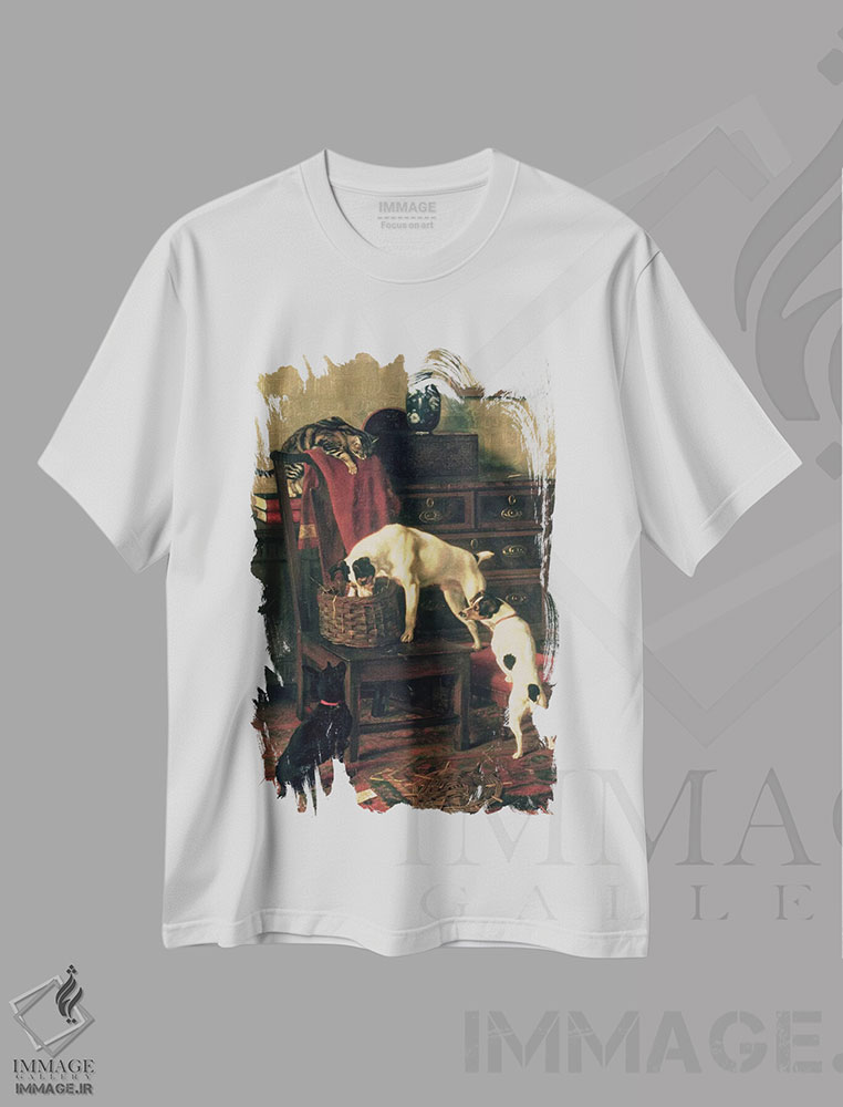 تیشرت طرح دار آثار روپرت آرتور دنت - immage.ir