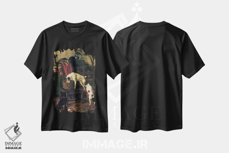 تیشرت طرح دار آثار روپرت آرتور دنت - فروشگاه ایماژ