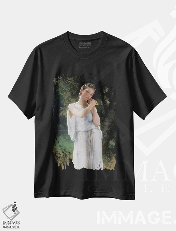 تیشرت طرح دار 1889-90,گوشواره ها، ۱۸۸۹ تا ۱۸۹۰، هنر فاخر کلاسیک اثر ویلیام-آدولف بوگرئو | فروشگاه ایماژ
