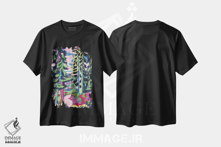 تیشرت طرح دار کوه وحشی، هنر فاخر کلاسیک اثر ارنست لودویگ کیرشنر | immage.ir