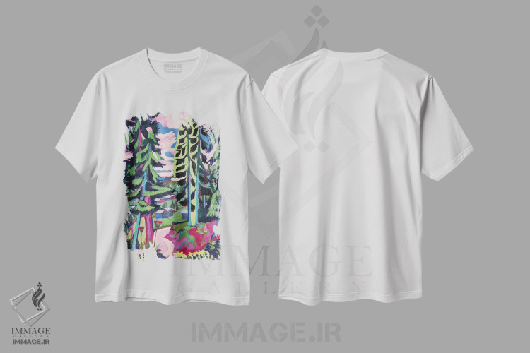 تیشرت طرح دار کوه وحشی، هنر فاخر کلاسیک اثر ارنست لودویگ کیرشنر | فروشگاه ایماژ