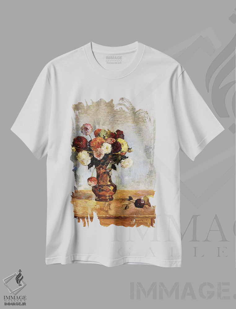 تیشرت طرح دار 1885,دا لی ها، ۱۸۸۵، هنر فاخر کلاسیک اثر پل گوگن | immage.ir