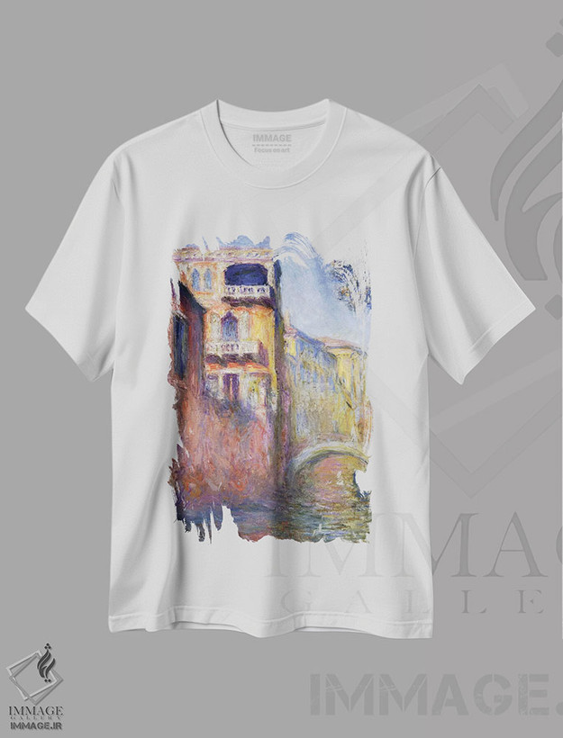 تیشرت طرح دار 1908,رود سالوته، ۱۹۰۸، هنر فاخر کلاسیک اثر کلود مونه | فروشگاه ایماژ