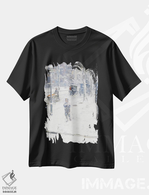 تیشرت طرح دار آثار چایلد هسام - immage.ir
