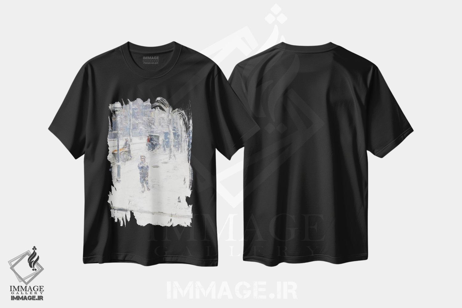 تیشرت طرح دار آثار چایلد هسام - immage.ir