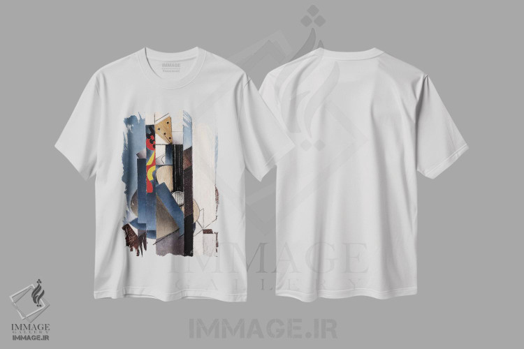 تیشرت طرح دار 1913،گیتار، ۱۹۱۳، آبستره اثر خوان گрис | immage.ir