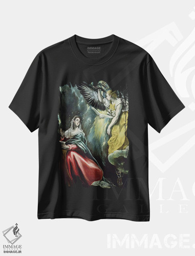 تیشرت طرح دار بشارت، حدود ۱۵۷۵، هنر فاخر کلاسیک اثر ال گرکو | فروشگاه ایماژ