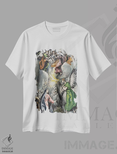 تیشرت طرح دار بشارت، هنر فاخر کلاسیک اثر ال گرکو | فروشگاه ایماژ