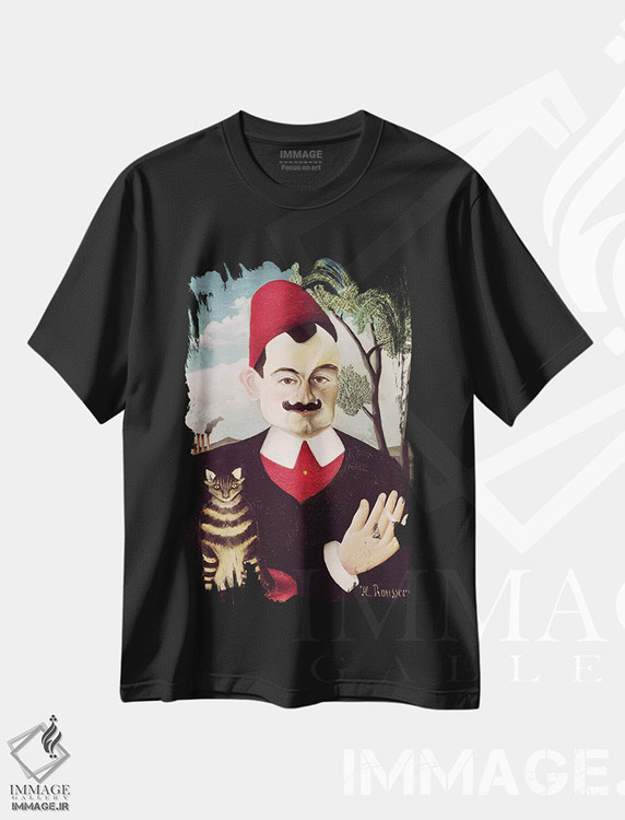 تیشرت طرح دار پرتره پیر لوتی، حدود ۱۸۹۱، هنر فاخر کلاسیک اثر آنری روسو | فروشگاه ایماژ