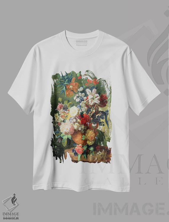 تیشرت طرح دار آثار یان فان هویسوم - immage.ir