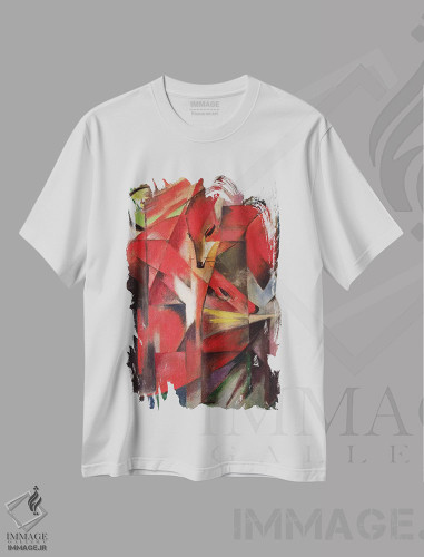 تیشرت طرح دار روباه، ۱۹۱۳، هنر فاخر کلاسیک اثر فرانتس مارک | فروشگاه ایماژ