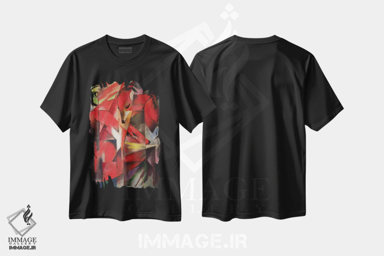 تیشرت طرح دار روباه، ۱۹۱۳، هنر فاخر کلاسیک اثر فرانتس مارک | immage.ir