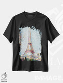 تیشرت طرح دار برج ایفل، ۱۸۸۹، هنر فاخر کلاسیک اثر ژرژ سورا | فروشگاه ایماژ