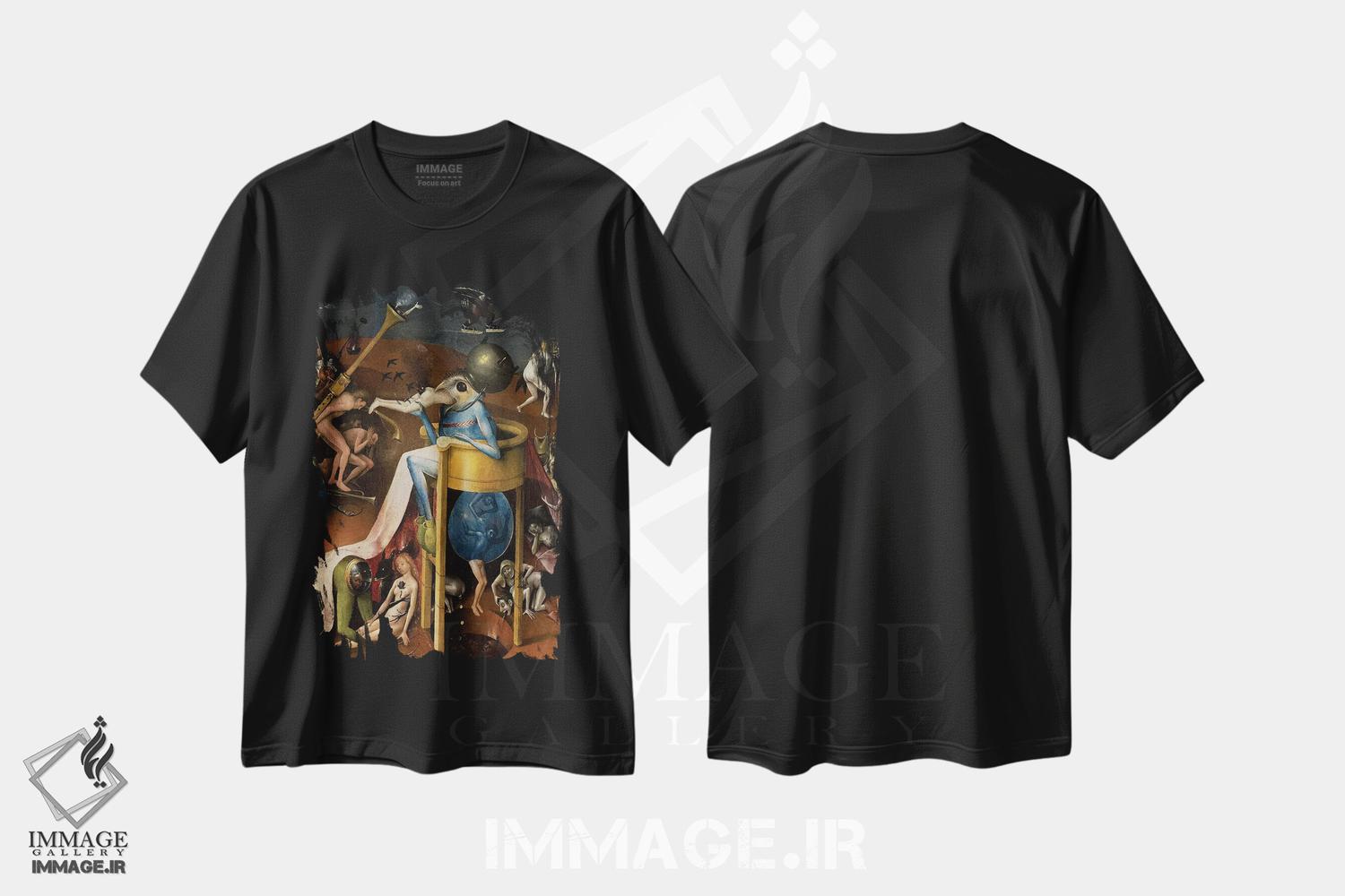 تیشرت طرح دار آثار هیرونیموس بوش - immage.ir