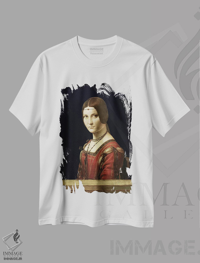 تیشرت طرح دار آثار لئوناردو داوینچی - immage.ir