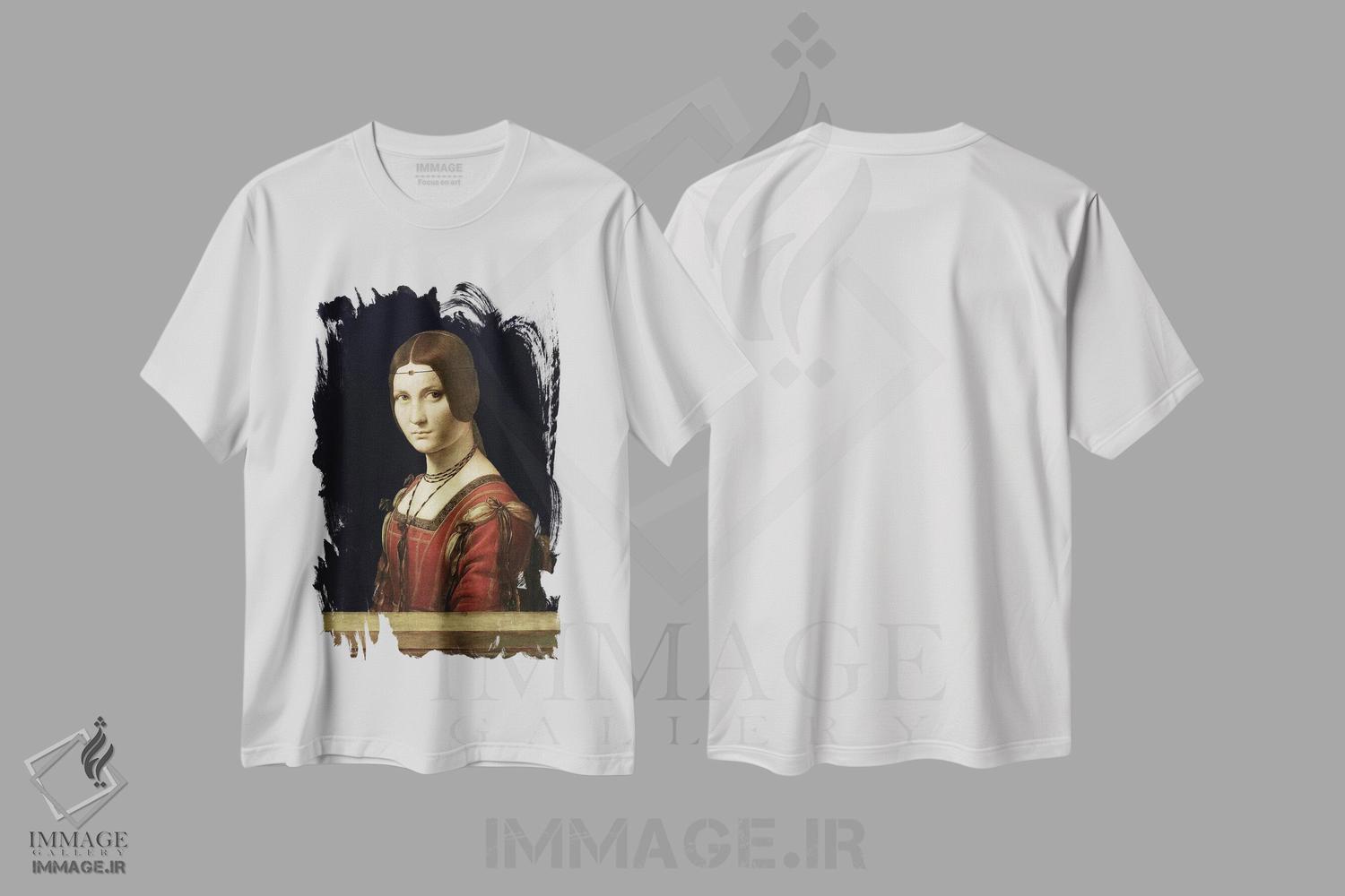 تیشرت طرح دار آثار لئوناردو داوینچی - immage.ir