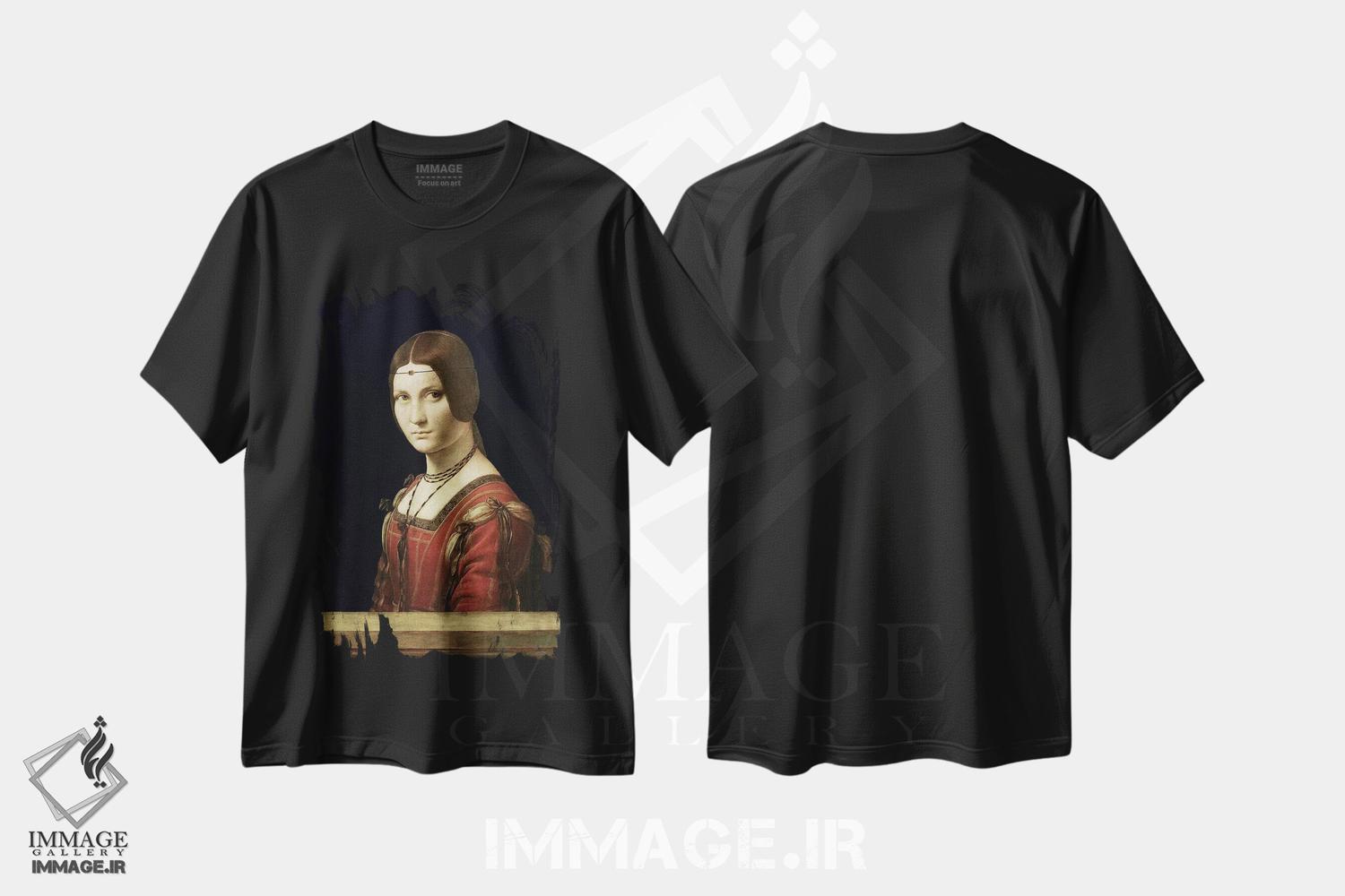 تیشرت طرح دار آثار لئوناردو داوینچی - فروشگاه ایماژ