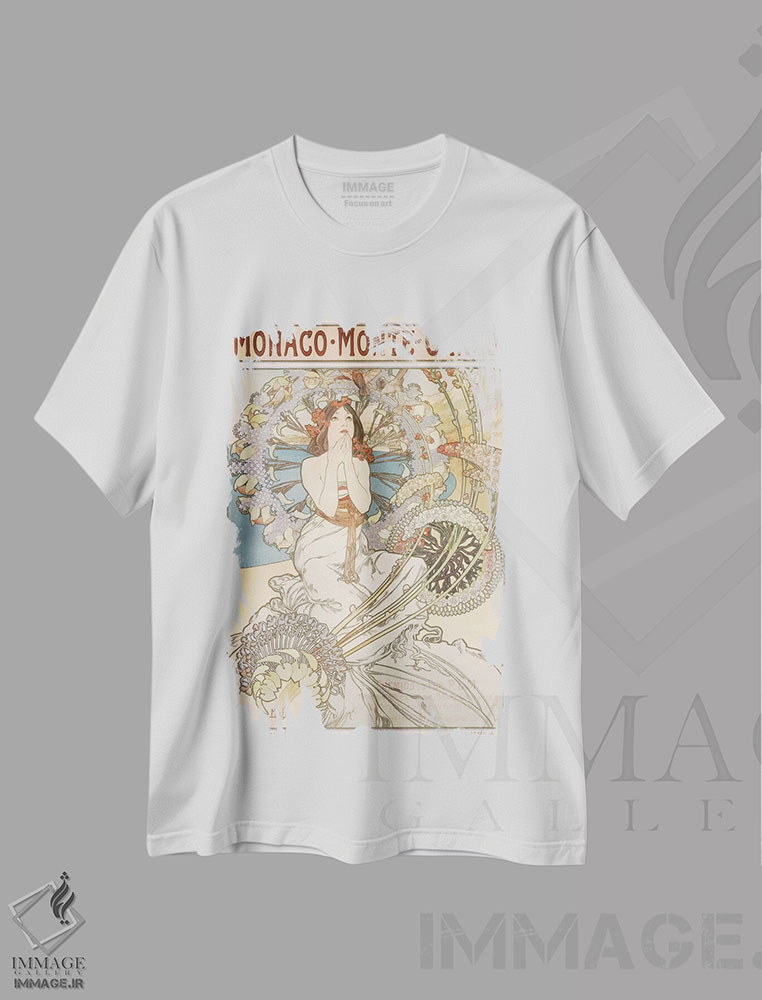 تیشرت طرح دار موناکو، مونت کارلو، ۱۸۹۷، آرت نوو اثر آلفونس موخا | immage.ir