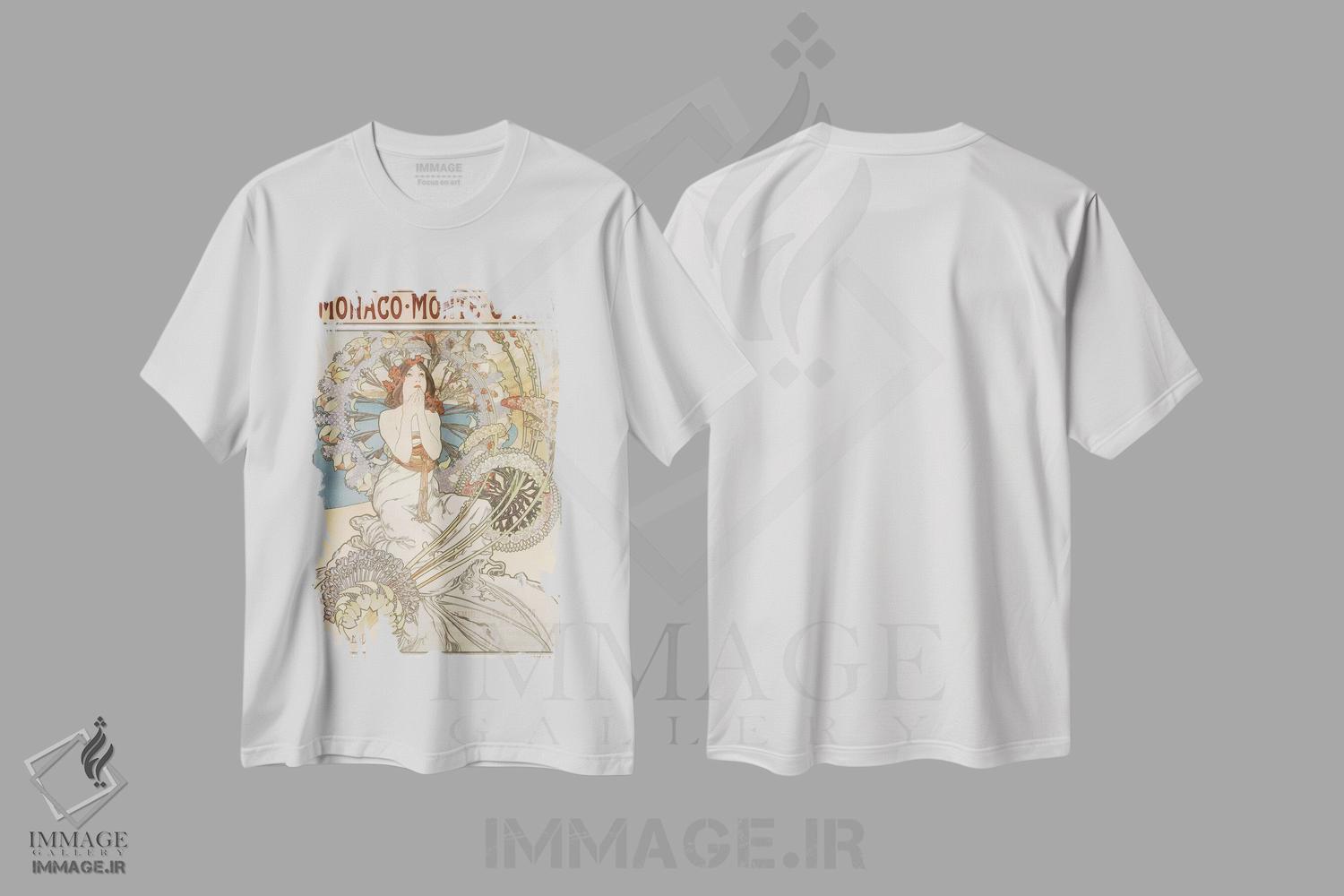 تیشرت طرح دار موناکو، مونت کارلو، ۱۸۹۷، آرت نوو اثر آلفونس موخا | immage.ir