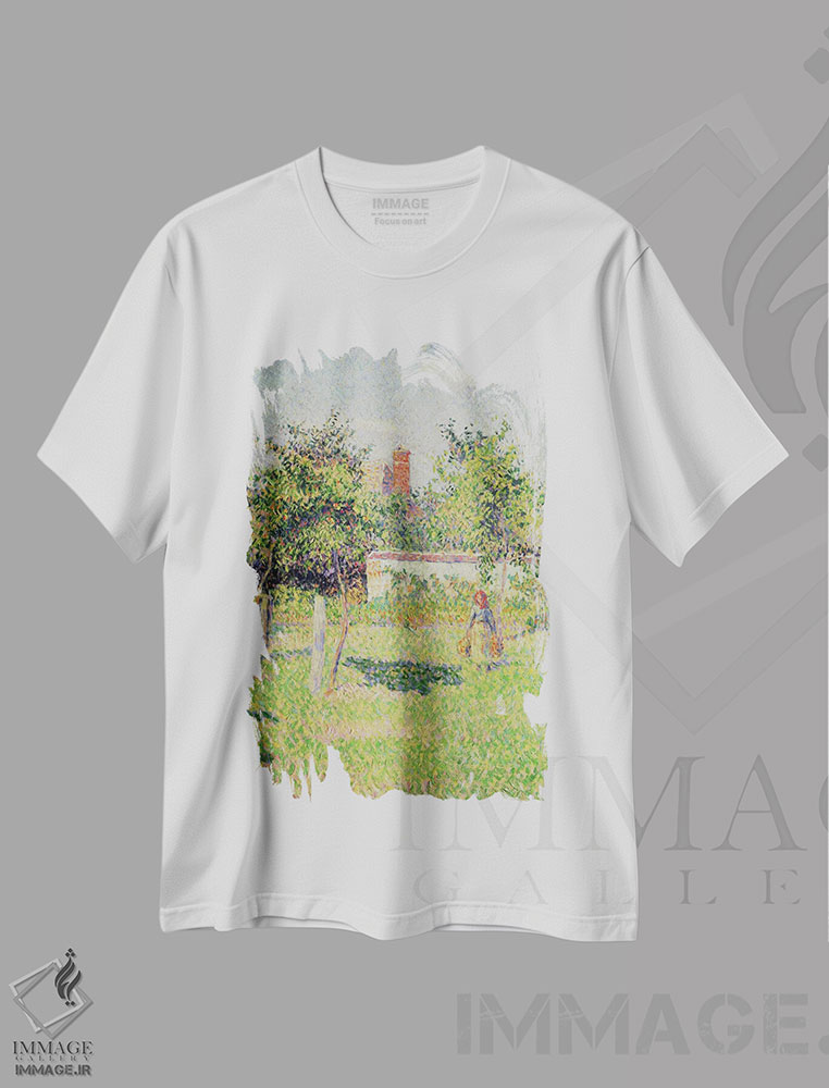 تیشرت طرح دار آثار کامی یِل پیسارو - فروشگاه ایماژ