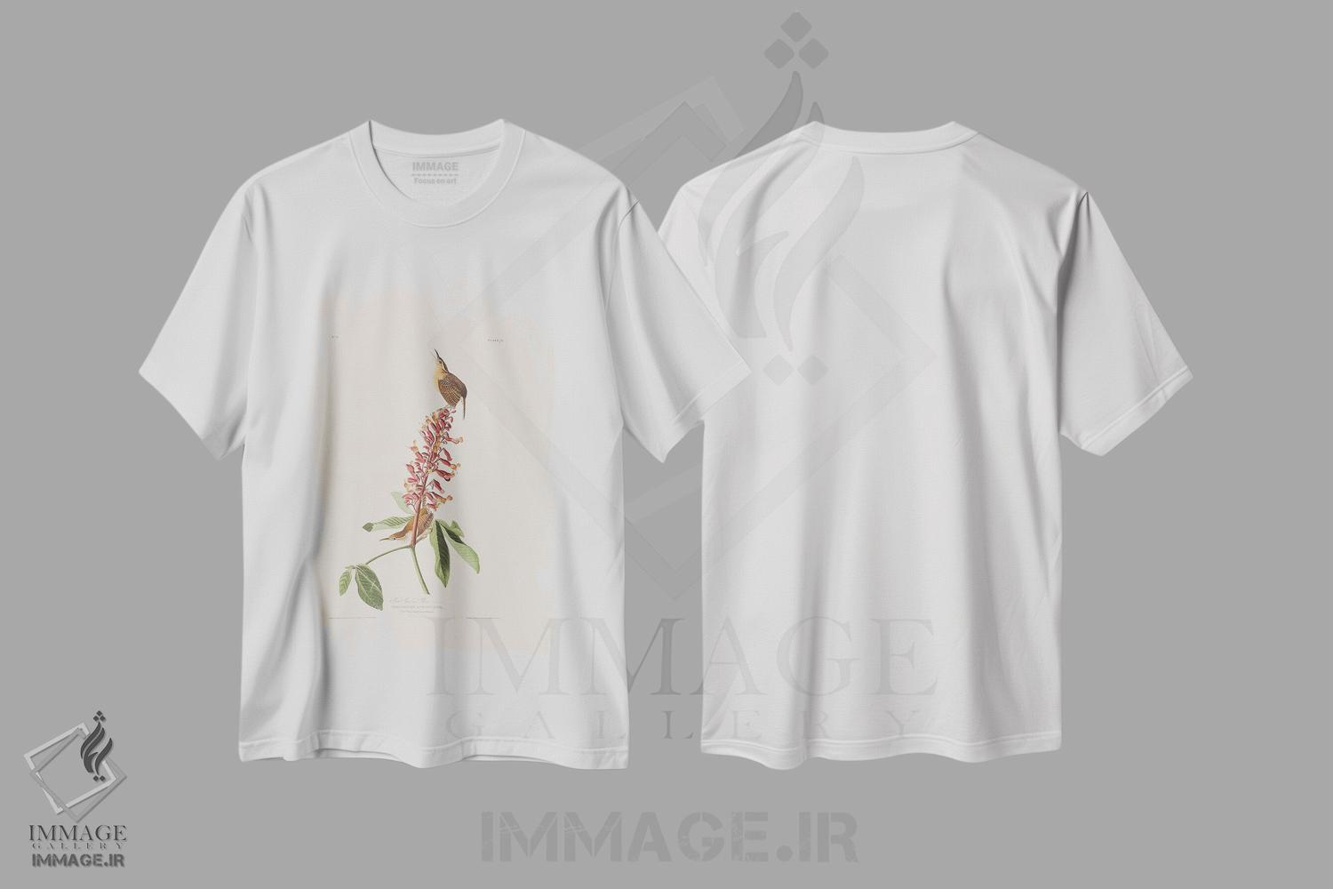 تیشرت طرح دار آثار جان جیمز آدوبون - immage.ir