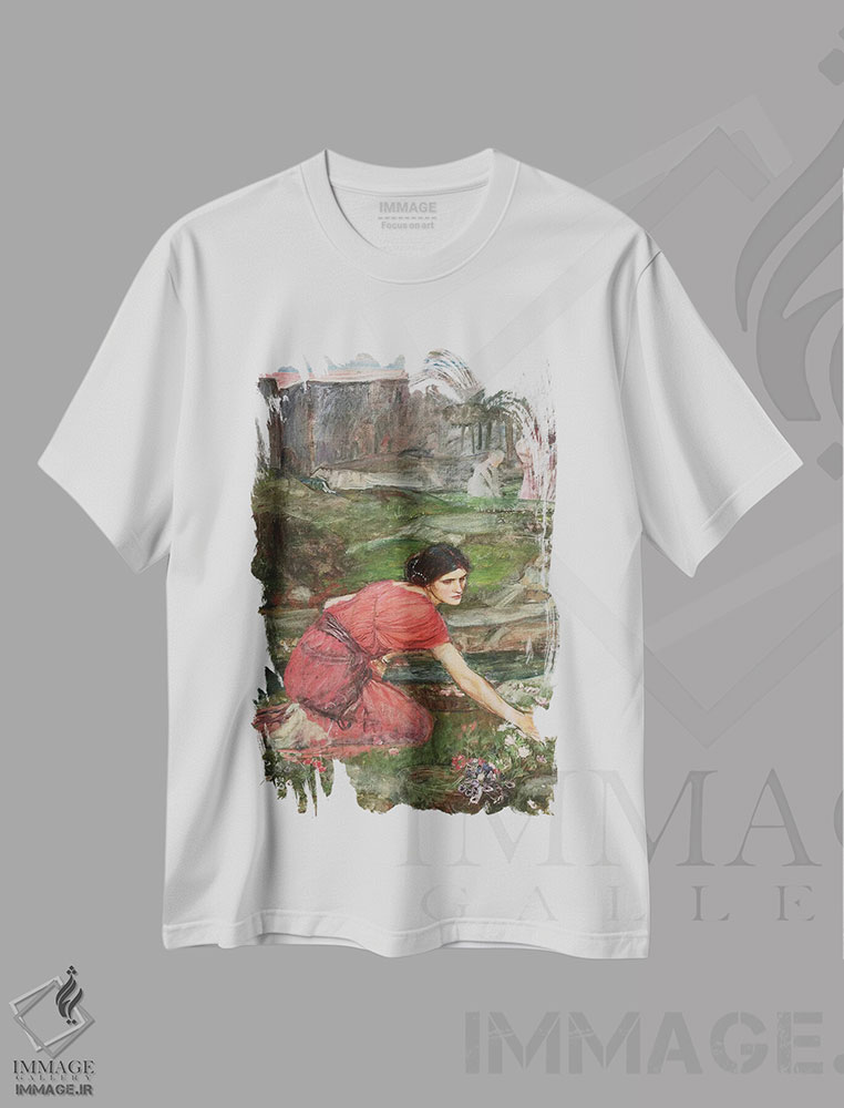 تیشرت طرح دار آثار جان ویلیام واترهاوس - immage.ir